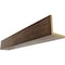 Ekena Millwork 2-Sided (L-beam) Rough Cedar Endurathane Faux Wood Ceiling Beam, Premium Aged, 4"W x 8"H  x 20'L BMRC2C0040X080X240ZD - alternate 1
